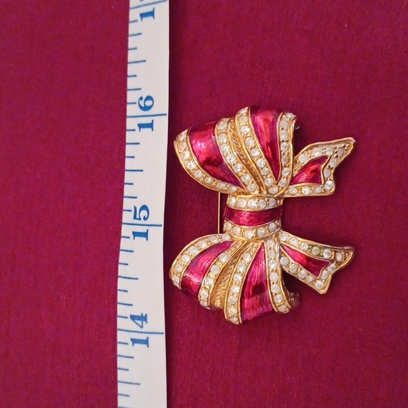 Roman brand costume bow brooch - Picture 5 of 5